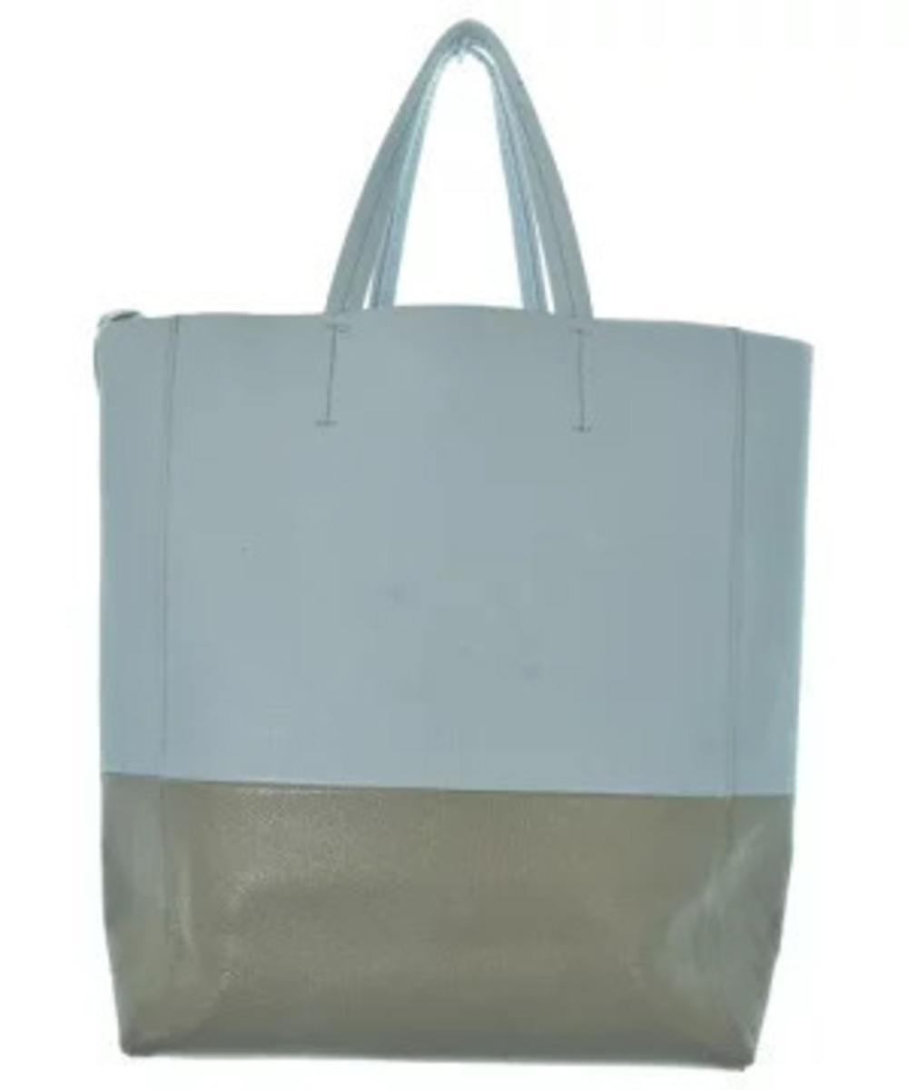 Celine Bag blue Blue leather knot Tie Blue